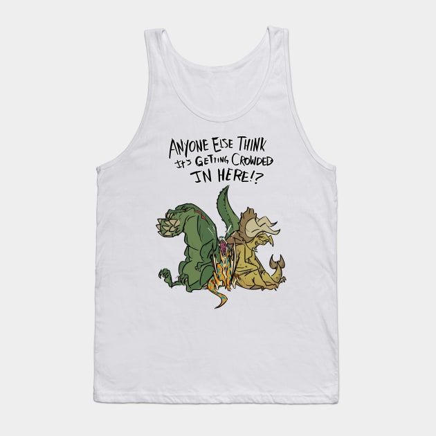 Crowded Monster Hunter Tank Top by Creative Mechanics